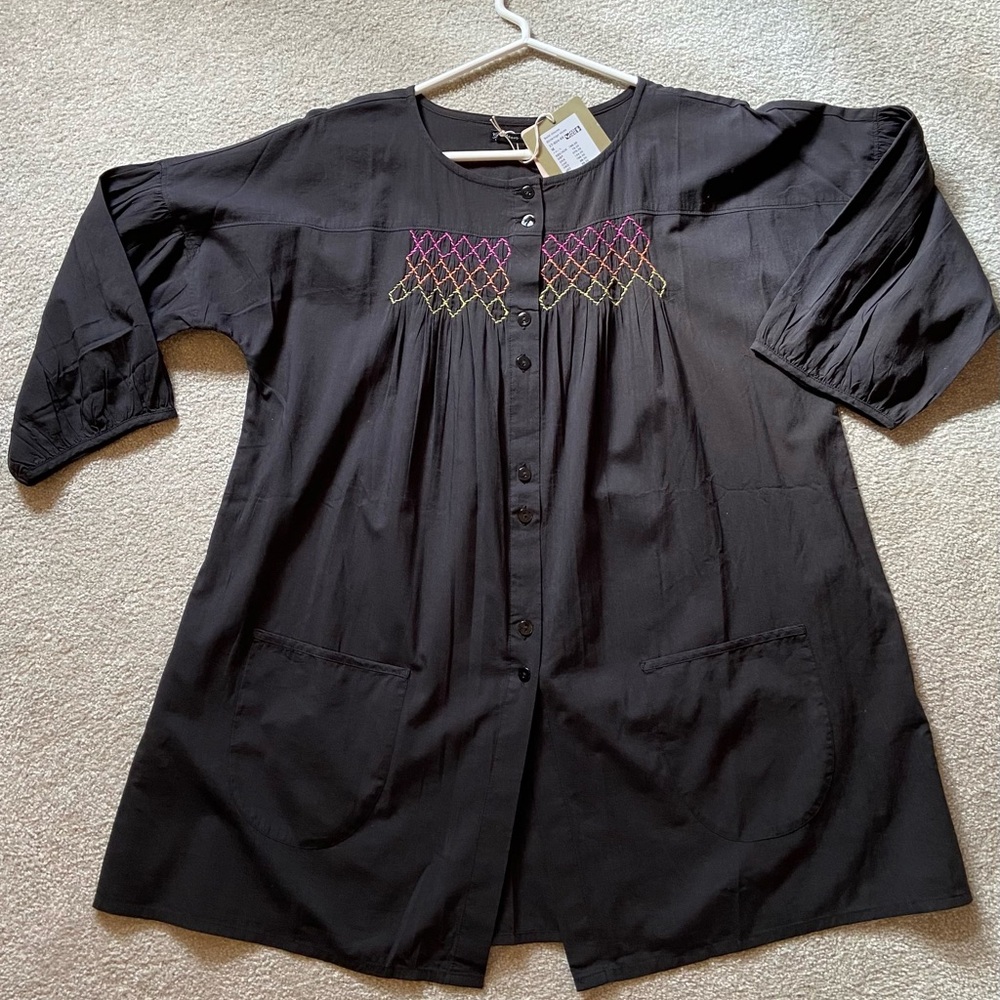 NEW Gudrun Sjoden Embroidered Top 🧵🪡 - Picture 2 of 8
